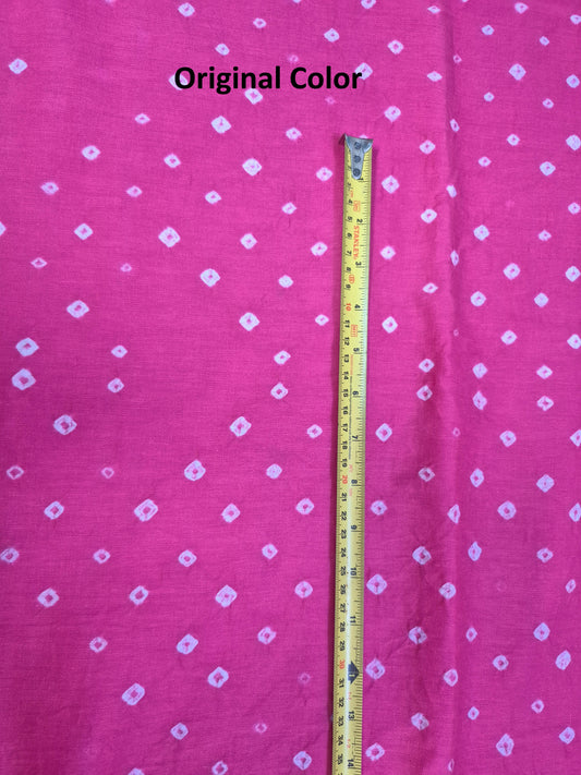Pink bandhani fabric, Pink bandhej fabric, Pink Indian cotton, Pink fabric by yard,Pink sewing fabric, Pink dress fabric, Pink craft fabric, Pink handmade textile, Pink ethnic fabric, Pink traditional fabric, Pink Hand Tie Dye Fabric, Pink Motif Tie Dye, Pink Traditional Tie Dye Fabric, Pink Tie Dye Fabric, Pink Teej Fabric, Pink Fabric for Quilting, Pink Fabric for College Draft, Pink Fabric for Folders, Pink Fabric for Hats, Pink Fabric for Shoes, Pink Fabric for Bags