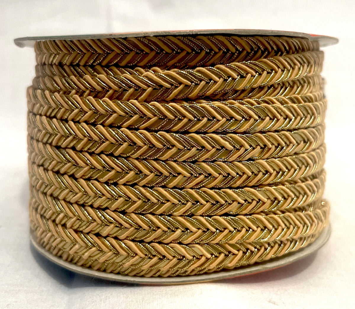 Golden Braid Border, Teal And Golden, Laces for Dress, Home Décor, Shoe, Bags, Hats, DIY, Handmade, 0.2 inch Broad