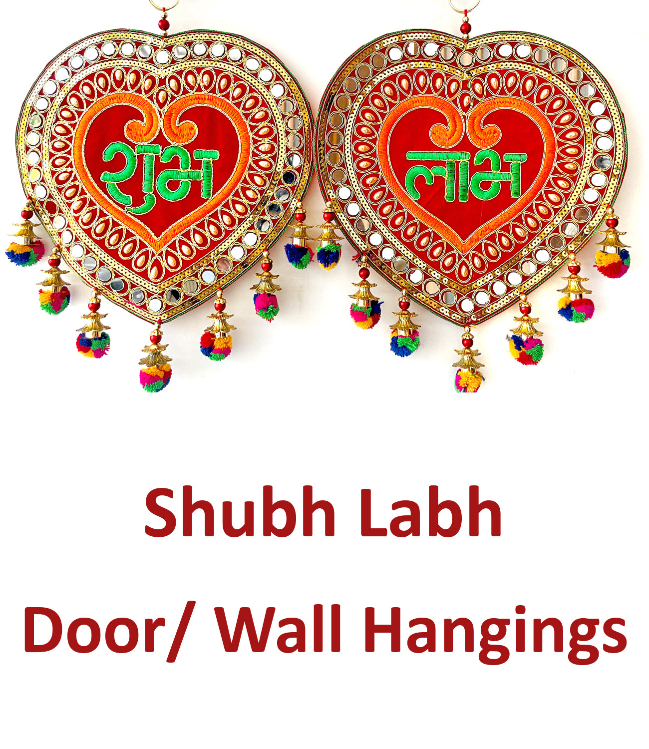 Heart Design Subh Labh Festive Toran Home door decoration