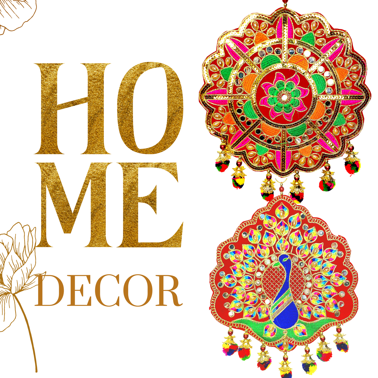 Home Decor, Home Mandir Decor, Deepawali Decor