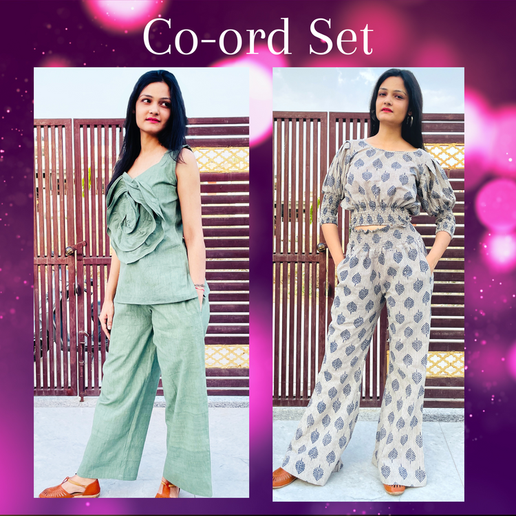 Top and Bottom Set, 2 Piece Set, Co-ord Sets