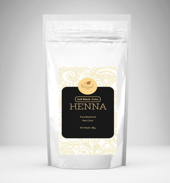 Soft Black Henna Mehndi For Hair, All Natural Ingredients , Plant Based 100 Gms Packets