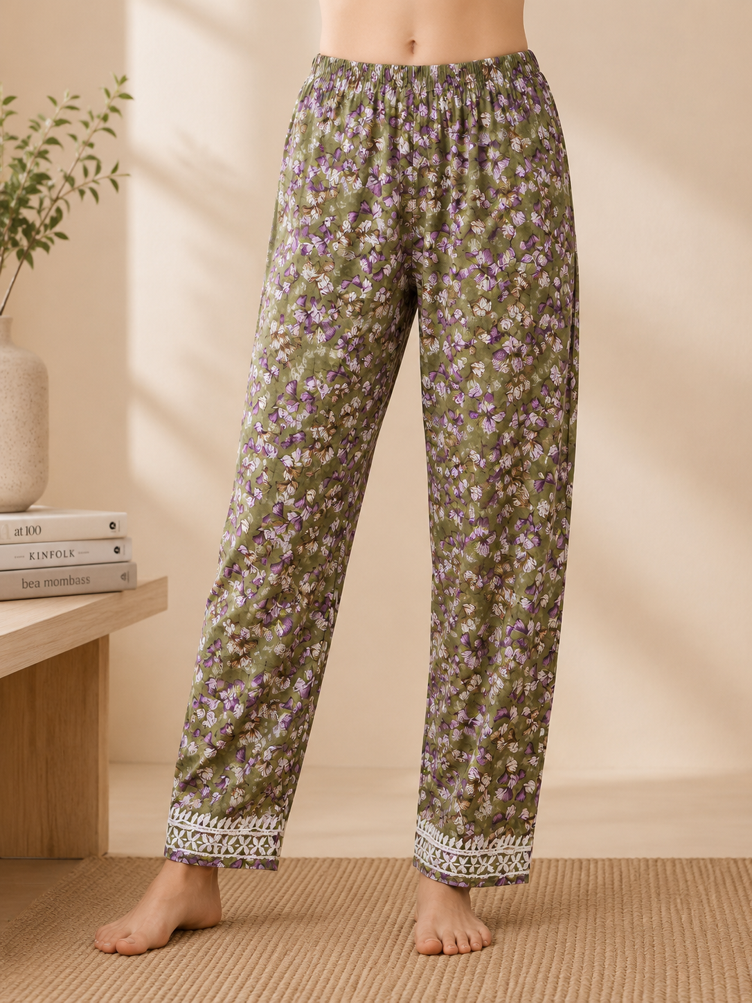Women's Mul Mul Cotton Printed Kurta Pant Set, Soft Breathable 2 Piece Co-Ord Set, Cotton Co-ord Sets, Lounge Wear, Daily Wear, Night Wear MS