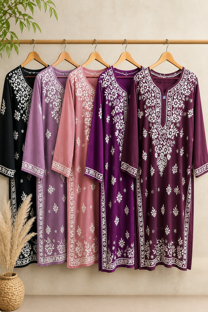 Lukhnawi Kurti,  Lukhnawi Long top,  Lukhnawi Full Length Kurta,  Chinkari Work ,  Floral  Embroidered Kurta,  Daily Wear Kurti,   Casual Wear Kurti,   Thread Embroidery Kurti,  Plus Size Kurti,   Plus Size Long Top,  Plus Size Tunic,  Long Kurti,  Summer Kurti,  Temple wear,   Gurudwara Wear,  6XL Kurti,   7XL Kurti,  Black Plus Size Kurti,  Plum Plus Size Kurti,  Muave Plus Size Kurti,  Pink Plus Size Kurti,  Purple Plus Size Kurti