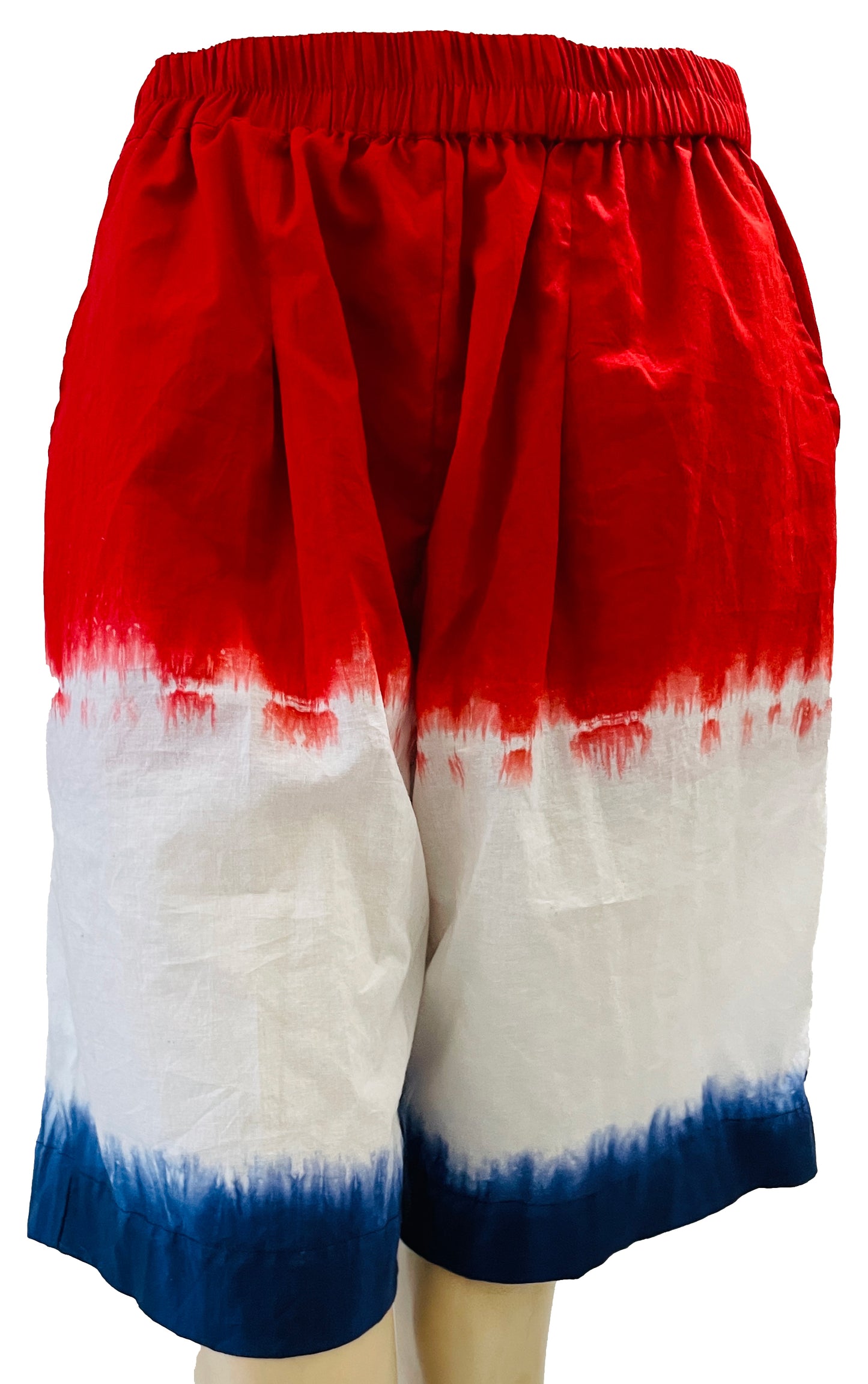 Red Blue White Lounge Shorts Summer Pure Cotton Summer Comfortable