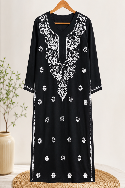 black  kurta
