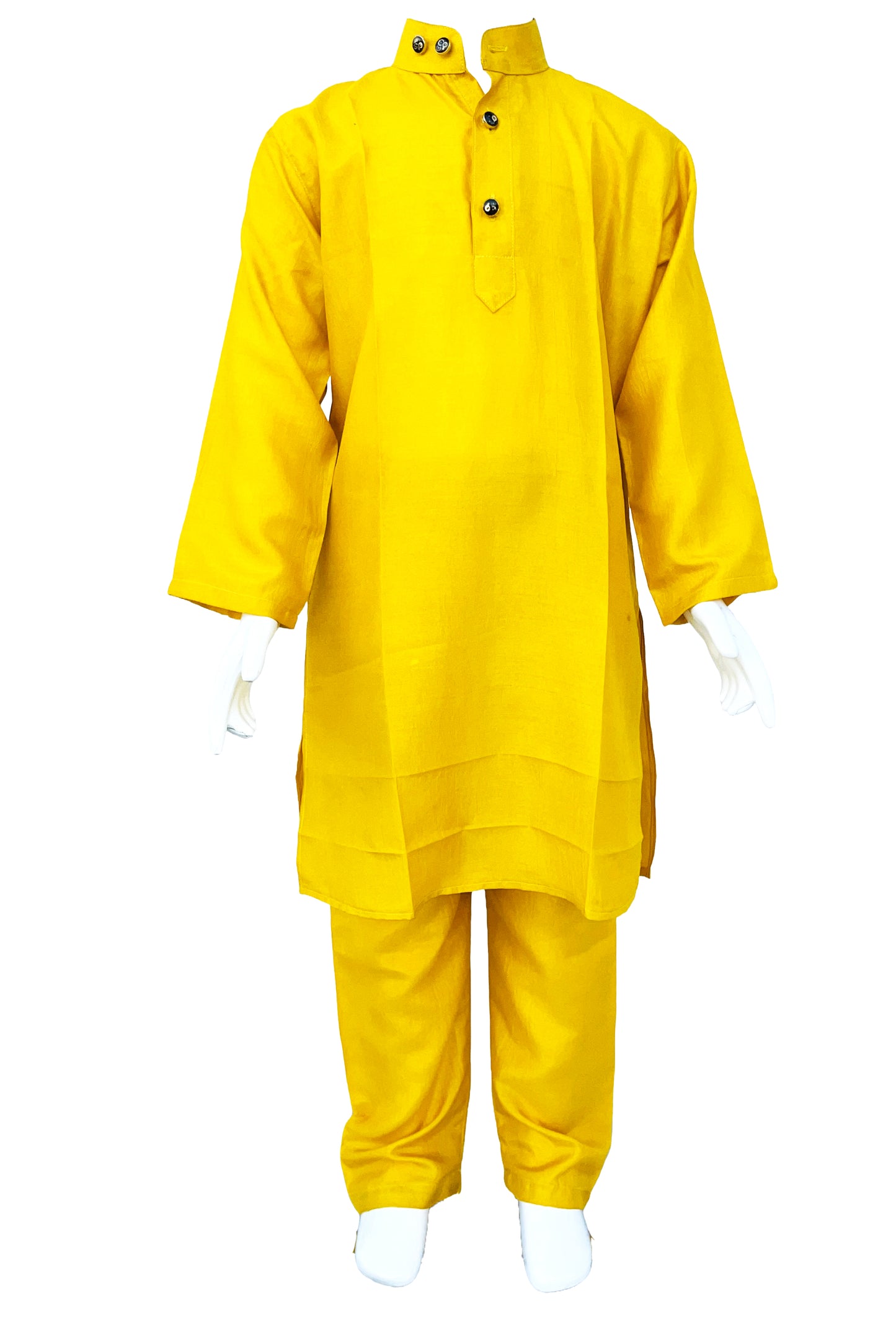 Yellow and Pink Family Matching Outfit Palazzo suit and Kurta Pajama