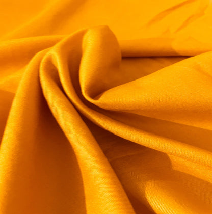 Mustard Yellow Rayon Fabric, High Quality Fabric
