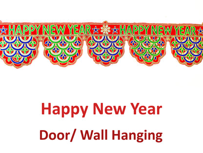 Happy New Year Design Festive Toran Home door decoration